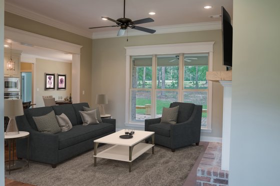 Interior - Family Room 1 for Country House Plan #430-167 - 3 bed, 2 bath