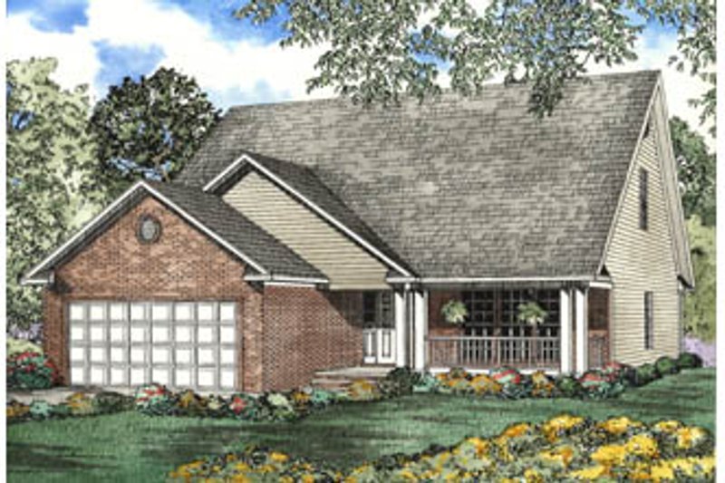 House Plan Design - Traditional Exterior - Front Elevation Plan #17-2070