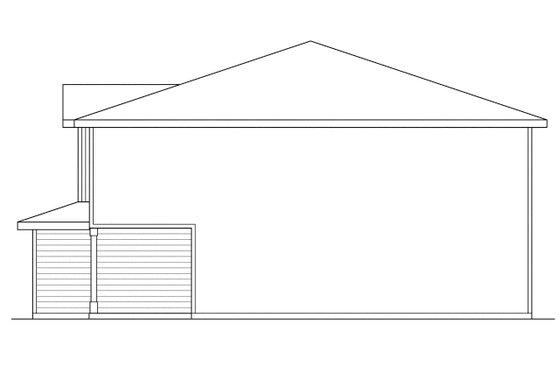 Exterior - Other Elevation 1 for Traditional House Plan #124-571 - 4 bed, 2.5 bath