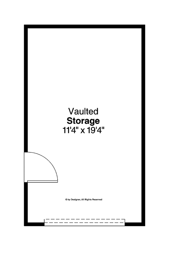 Architectural House Design - Craftsman Floor Plan - Main Floor Plan #124-1089