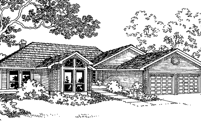 Architectural House Design - Traditional Exterior - Front Elevation Plan #997-22