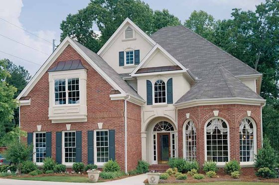 Exterior - Front Elevation 3 for Mediterranean House Plan #927-639 - 5 bed, 4.5 bath