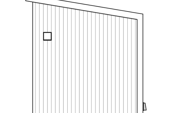 Exterior - Other Elevation 1 for Contemporary House Plan #1114-120, 0 bath