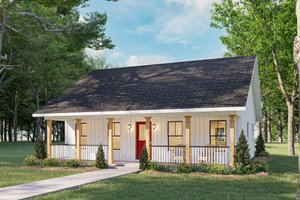Home Plan - Cottage Exterior - Front Elevation Plan #44-268