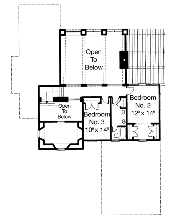 House Design - Mediterranean Floor Plan - Upper Floor Plan #429-192