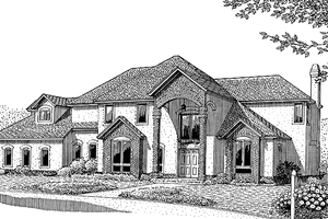 Contemporary Exterior - Front Elevation Plan #11-256