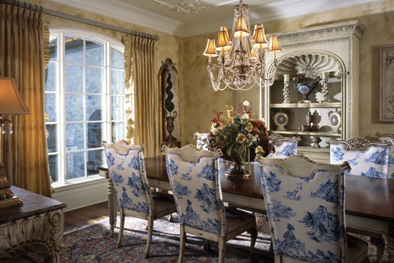 House Plan Design - Interior - Dining Room for European House Plan #453-609 - 7 bed, 7.5 bath
