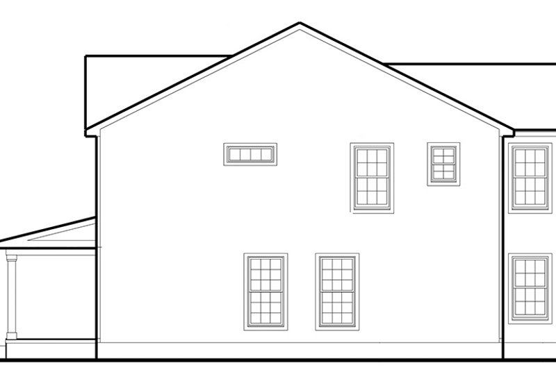 Architectural House Design - Exterior - Other Elevation for Colonial House Plan #1053-67 - 3 bed, 2.5 bath