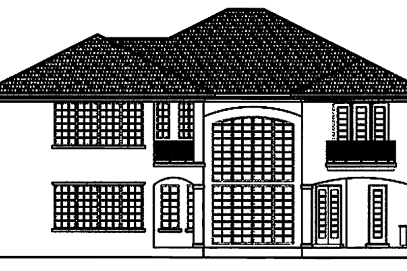 Dream House Plan - Exterior - Rear Elevation 1 for Classical House Plan #930-288 - 5 bed, 5.5 bath