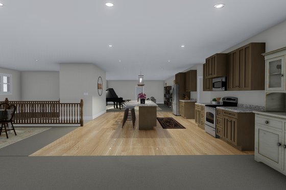 Interior - Kitchen 1 for Barndominium House Plan #1060-83 - 3 bed, 3 bath