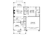 Craftsman Style House Plan - 3 Beds 2.5 Baths 1930 Sq/Ft Plan #929-814 