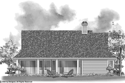Country Style House Plan - 3 Beds 2 Baths 1822 Sq/Ft Plan #930-178 Exterior 
