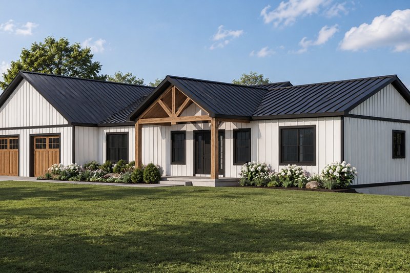 Home Plan - Exterior - Front Elevation 3 for Country House Plan #1064-499 - 3 bed, 2.5 bath