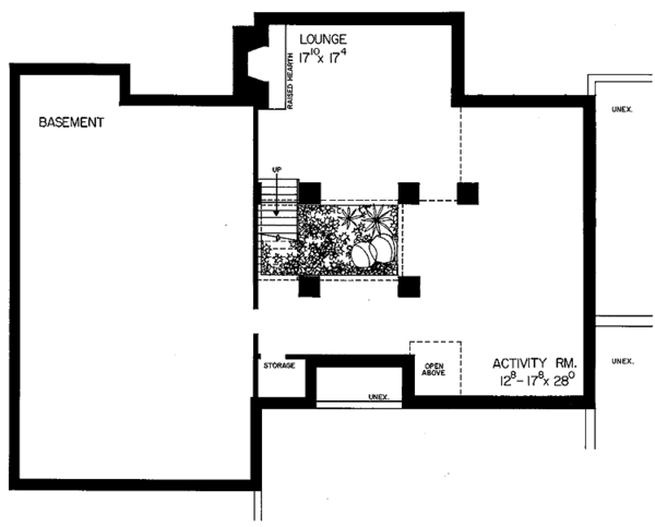 Dream House Plan - Contemporary Floor Plan - Upper Floor Plan #72-704