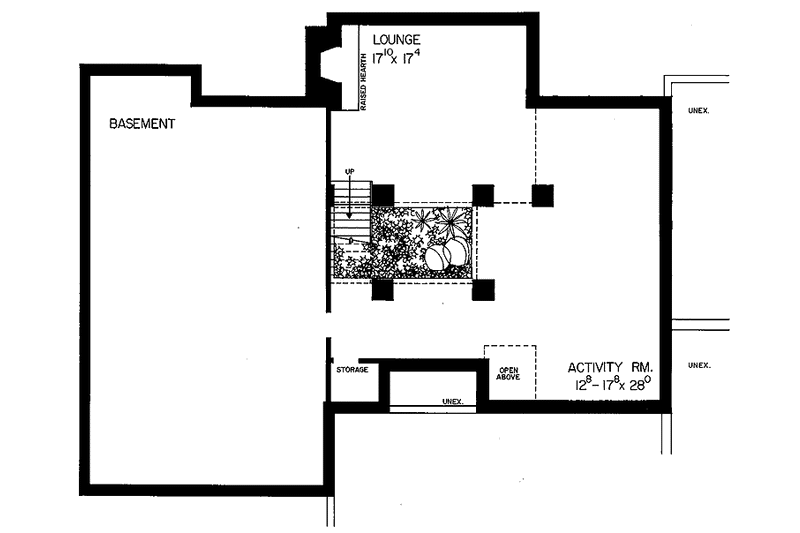 House Plan Design - Floor Plan - Upper Floor for Contemporary House Plan #72-704 - 3 bed, 2.5 bath