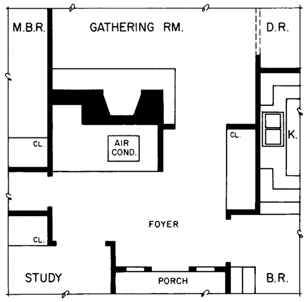 House Design - Ranch Floor Plan - Other Floor Plan #72-733