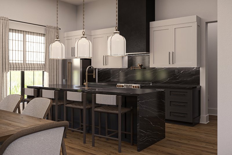 Home Plan - Interior - Kitchen 2 for Barndominium House Plan #455-459 - 2 bed, 2 bath