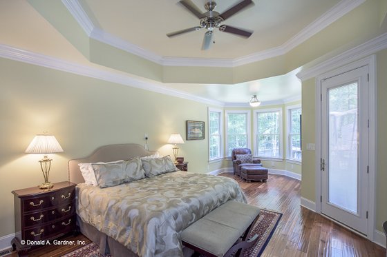 Interior - Master Bedroom for European House Plan #929-877 - 4 bed, 3 bath