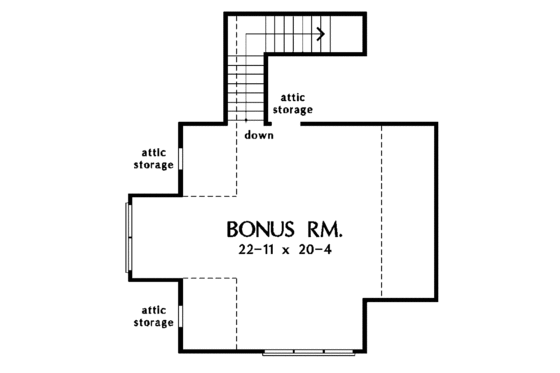 Floor Plan - Other Floor for Country House Plan #929-784 - 3 bed, 2 bath