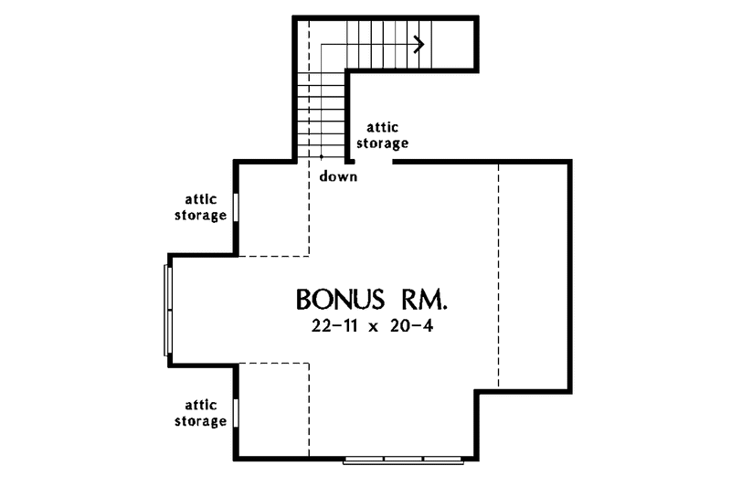 Home Plan - Floor Plan - Other Floor for Country House Plan #929-784 - 3 bed, 2 bath