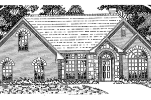 Dream House Plan - Exterior - Front Elevation for Country House Plan #42-546 - 3 bed, 2 bath