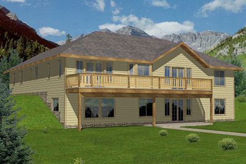 Architectural House Design - Exterior - Front Elevation Plan #117-532