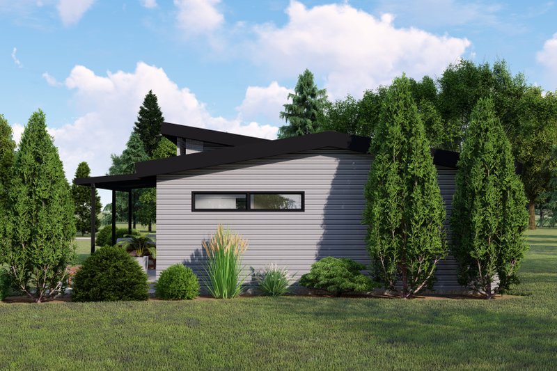 House Plan Design - Exterior - Other Elevation for Modern House Plan #1064-211 - 1 bed, 1 bath