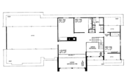 Contemporary Style House Plan - 4 Beds 2.5 Baths 2957 Sq/Ft Plan #72-720 Floor 