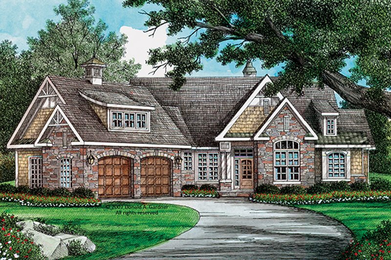 Home Plan - Exterior - Front Elevation 3 for Craftsman House Plan #929-909 - 3 bed, 3.5 bath