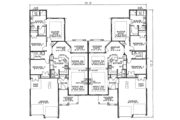 European Style House Plan - 3 Beds 2 Baths 3008 Sq/Ft Plan #17-1081 