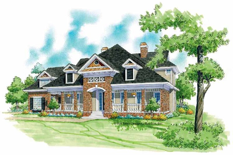 Dream House Plan - Country Exterior - Front Elevation Plan #930-243