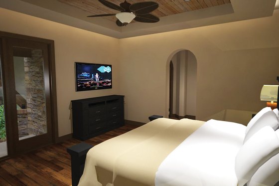 Interior - Master Bedroom 2 for Cottage House Plan #120-244 - 3 bed, 4 bath