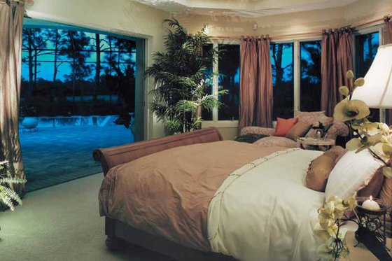 Interior - Bedroom for Mediterranean House Plan #930-105 - 3 bed, 3.5 bath