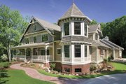 Victorian Style House Plan - 4 Beds 4 Baths 4106 Sq/Ft Plan #928-35 