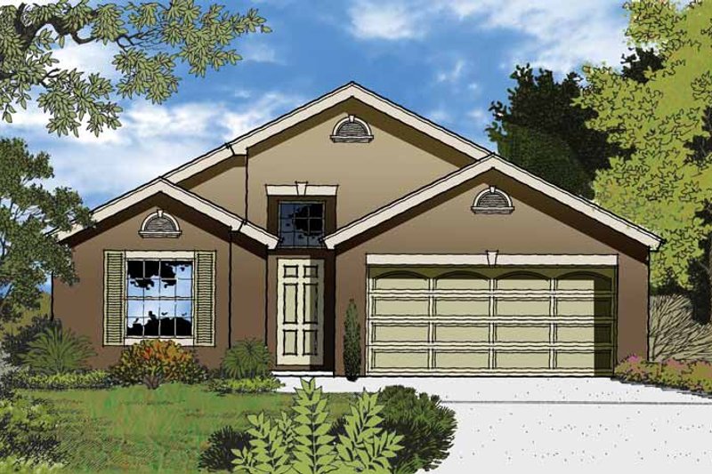 Home Plan - Country Exterior - Front Elevation Plan #1015-35