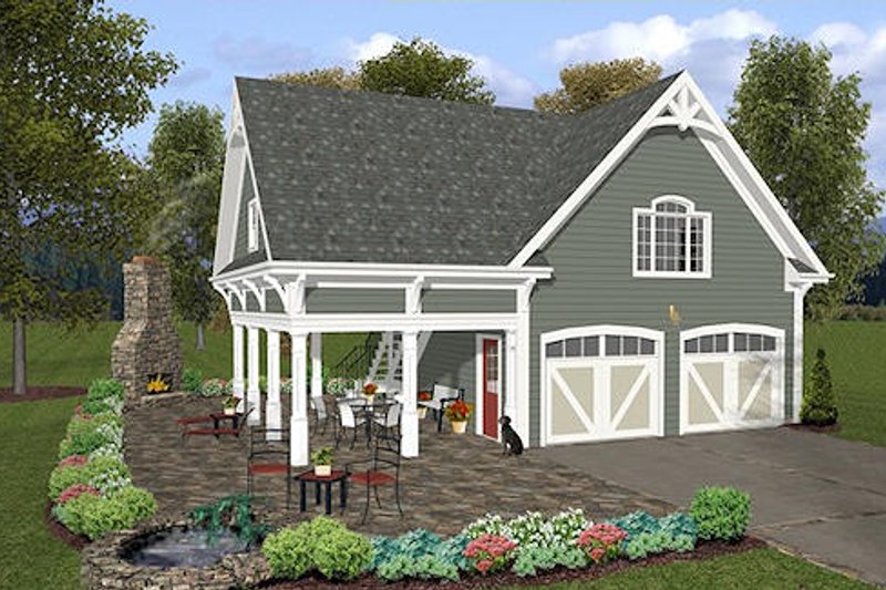 House Plan Design - Exterior - Other Elevation for Traditional House Plan #56-569, 0 bath