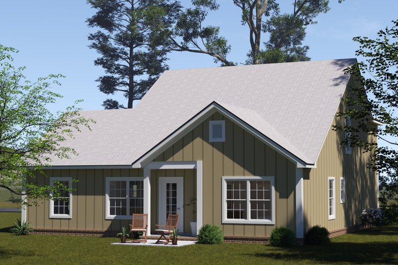 House Blueprint - Exterior - Other Elevation 2 for Cottage House Plan #513-2371 - 4 bed, 3 bath