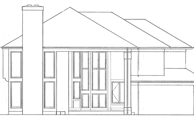 Home Plan - Exterior - Other Elevation 1 for Contemporary House Plan #72-937 - 4 bed, 2.5 bath
