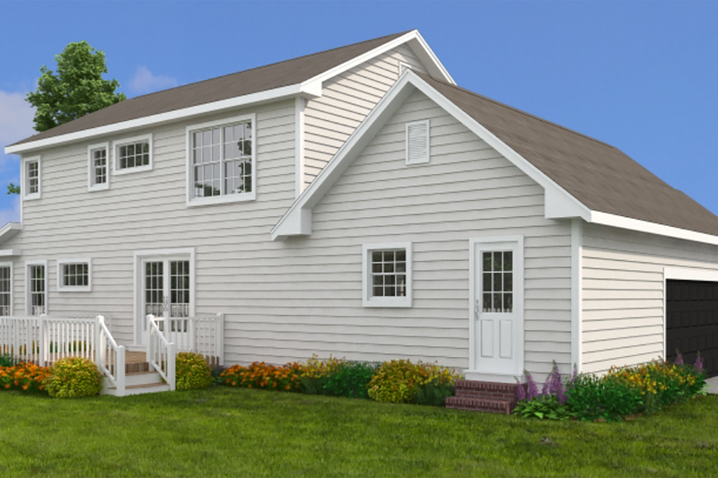 Home Plan - Exterior - Other Elevation 4 for Farmhouse House Plan #1082-3 - 4 bed, 3 bath