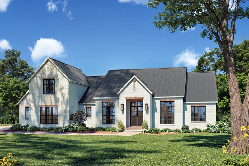 Home Plan - Exterior - Front Elevation 3 for Farmhouse House Plan #430-410 - 4 bed, 3.5 bath