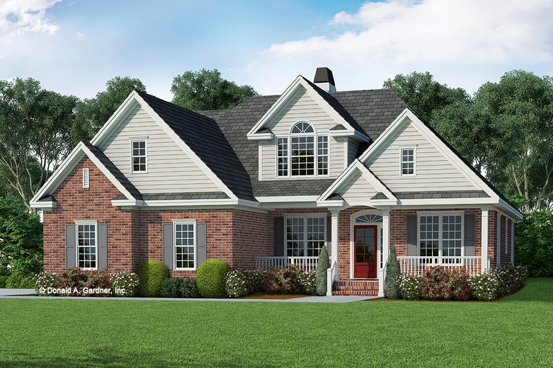 Architectural House Design - Country Exterior - Front Elevation Plan #929-470