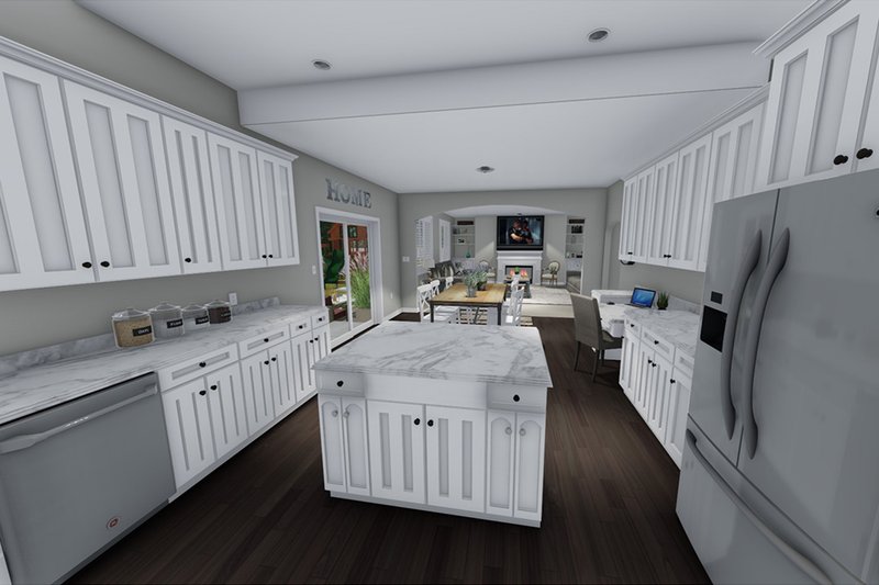 House Plan Design - Interior - Kitchen 2 for Traditional House Plan #1060-37 - 3 bed, 2.5 bath