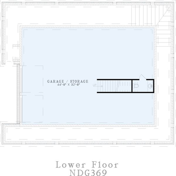 Southern Floor Plan - Lower Floor Plan #17-2053