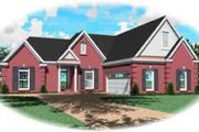Colonial Style House Plan - 3 Beds 3 Baths 2590 Sq/Ft Plan #81-567 