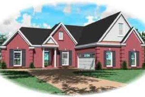 Colonial Exterior - Front Elevation Plan #81-567