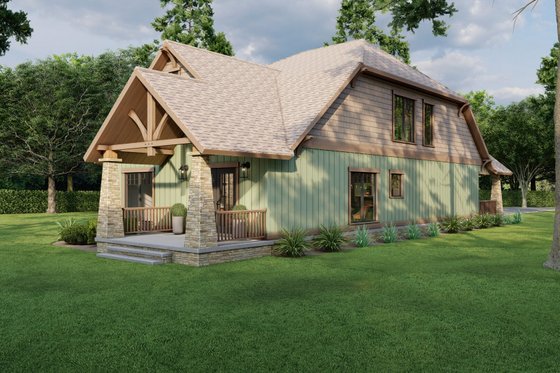 Exterior - Other Elevation 3 for Craftsman House Plan #17-2912 - 3 bed, 2.5 bath