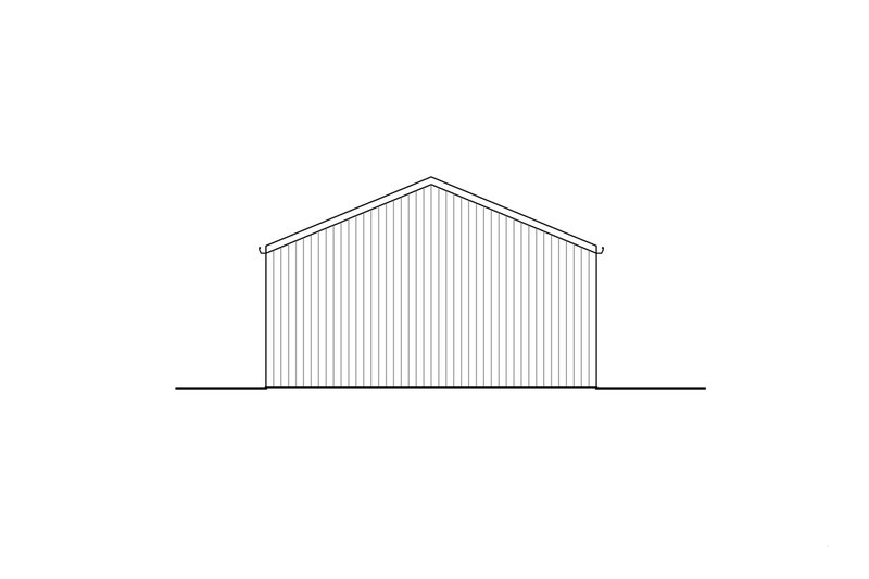 House Design - Exterior - Rear Elevation for Traditional House Plan #124-1138, 0.5 bath
