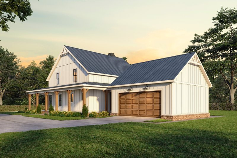 Dream House Plan - Exterior - Other Elevation 1 for Farmhouse House Plan #1074-128 - 4 bed, 3.5 bath