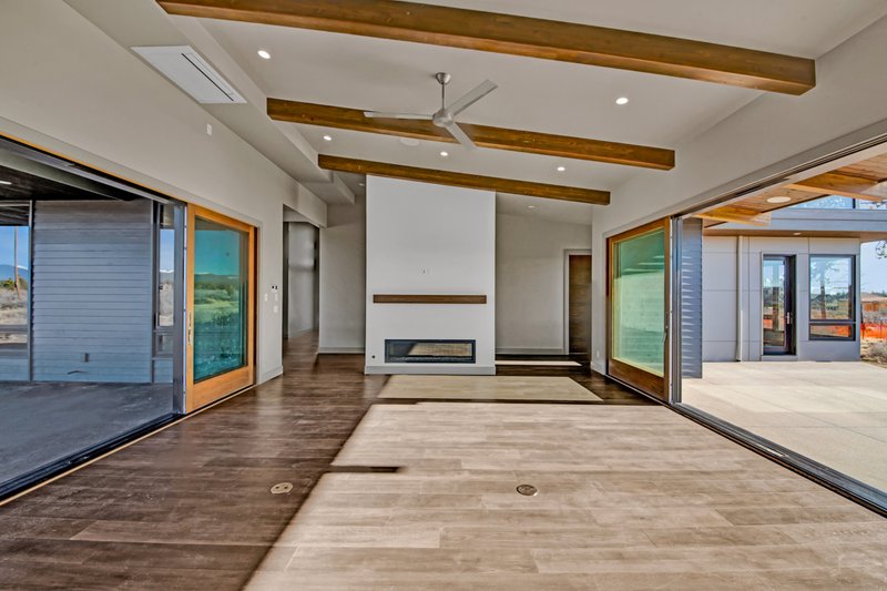 House Blueprint - Interior - Family Room 2 for Modern House Plan #892-36 - 4 bed, 3.5 bath