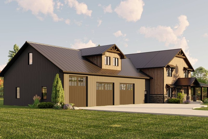 Home Plan - Exterior - Other Elevation 1 for Country House Plan #1064-217 - 2 bed, 3.5 bath